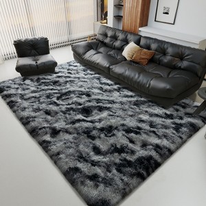 5x7 Area Rugs for Bedroom, Soft Fluffy Shaggy Rug for Living Room Kids Room Home Decor - 1 of 4