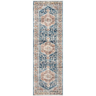 Shop Harley 4x6 Area Rug Blue & Cream, Indoor Rugs