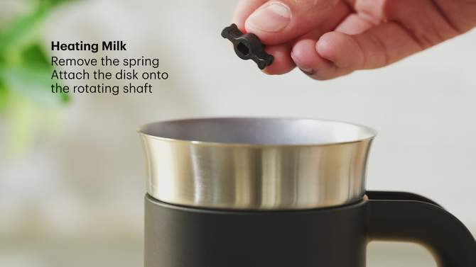 Bodum Milk Frother with handle Black, 2 of 10, play video