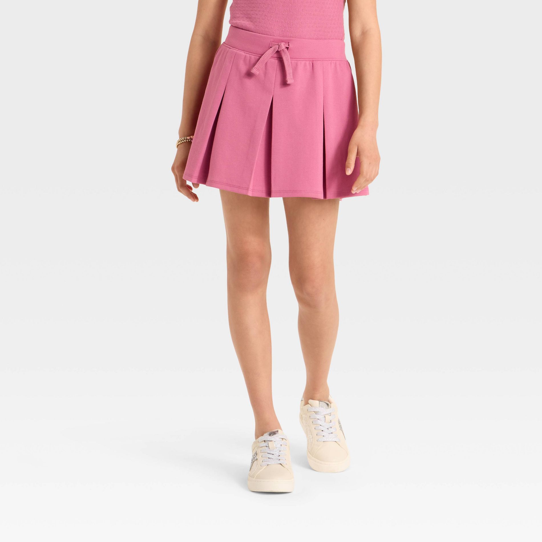 Girls' Pull-On Knit Skort - Cat & Jack™ Pink Rose S