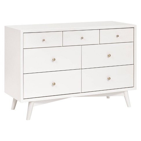 Babyletto Palma 7 drawer Assembled Double Dresser Warm White