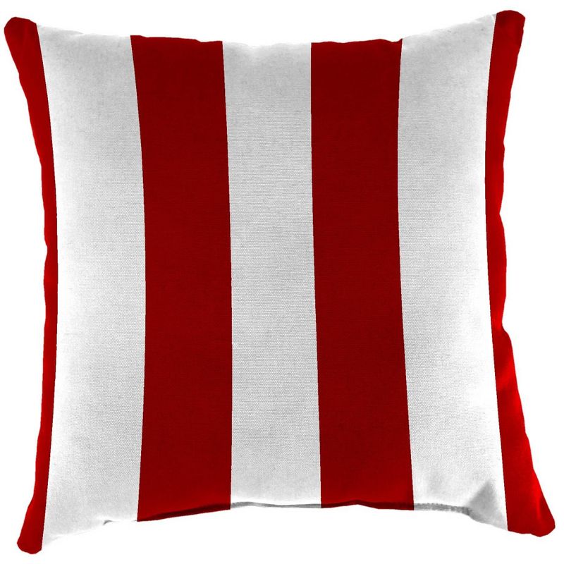 Set of Accessory Toss Pillows - Cabana Stripe Red - Jordan Manufacturing, 1 of 6
