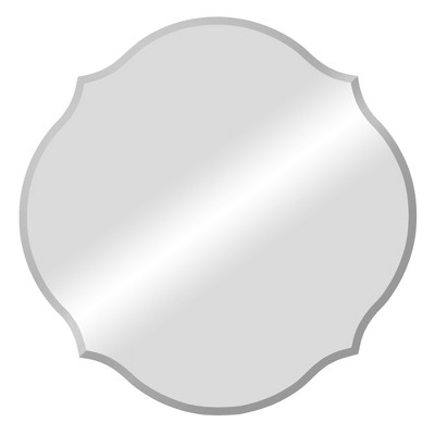 frameless beveled mirror