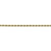 Black Bow Jewelry 2.25mm 10k Yellow Gold D/C Quadruple Rope Chain Anklet - 2 of 4
