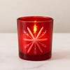 Glass Snowflake Votive Holder (Set of 3) - 2 of 3