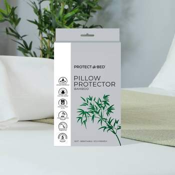 Standard Rayon from Bamboo Jersey Pillow Protector - Protect-A-Bed