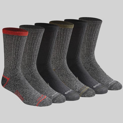 FUN TOES Men's Toe Socks Lightweight Breathable-Value 6 PAIRS Pack- Size  6-12 Black