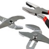 6 Piece Pliers Set with Carrying Case - Drop Forged and Heat Treated Adjustable Hand Tools with Ergonomic Comfort Grip and Machined Heads by Stalwart - 3 of 4