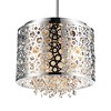 CWI Lighting Bubbles 4 Light Drum Shade Mini Pendant With Chrome Finish - 3 of 4