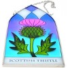 Slickblue Set of 2 Hanging Glass Panels – Welsh & Scottish Symbols for Home Accent or Gift Idea - 4 of 4