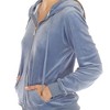 Women's 2 Piece Velour Tracksuit Set - White Mark - 4 of 4