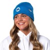 Monsters Inc Embroidered Logo Fold Cuff Adult Beanie OSFM - 2 of 4