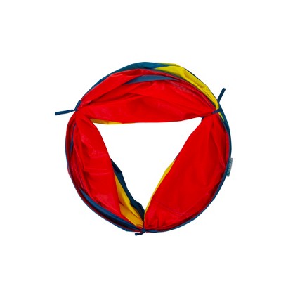 Primary Colors Spring Steel Toddler Play Tunnel