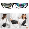 Unique Bargains Stylish Multi-Color Iridescent Holographic Sports Waist Bag 1 Pc - 2 of 4