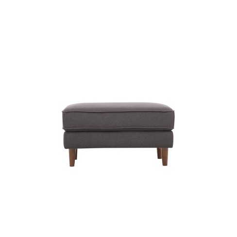 Tatiana Mid Century Modern Ottoman Dark Gray Studio Living Target