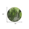Green And Lime Green Abstract Washable Indoor Outdoor Area Rug - 3 of 4