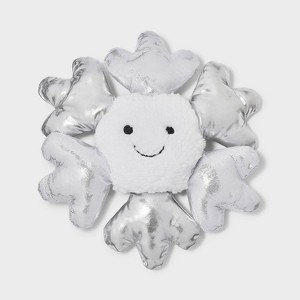 Silver Snowflake Dog Plush Toy - Boots & Barkley™ - 1 of 3