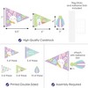 Big Dot of Happiness Spring Easter Bunny - Triangle Happy Easter Party Photo Props - Pennant Flag Centerpieces - Set of 20 - 3 of 4