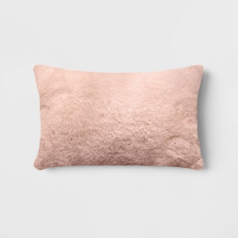 Oblong Cut Plush Decorative Throw Pillow - Room Essentials™ : Target