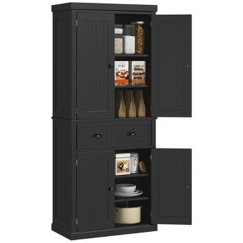HOMCOM 72” Tall Colonial Style Free Standing Kitchen Pantry Storage Cabinet,  1 Unit - Kroger