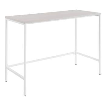40 Contempo Desk With 2 Drawers And Shelf Hutch White Oak - Osp Home  Furnishings : Target