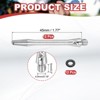 Unique Bargains 2BA Thread Aluminum Dart Shafts with Rubber Rings for Steel Tip 12 Pcs - 2 of 4