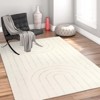 Lahome Tufted Machine Washable Bidirectional Rainbow Floor Mat-Soft Colorful Carpet for Living Room, Bedroom,or Entryway - 4 of 4