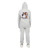 Everyday Kids Halloween Zip Up Hoodie – Cute Ghost with Witch Hat and Pumpkin Drink – Cozy Fall Sweatshirt for Girls, Heather Gray - 2 of 3