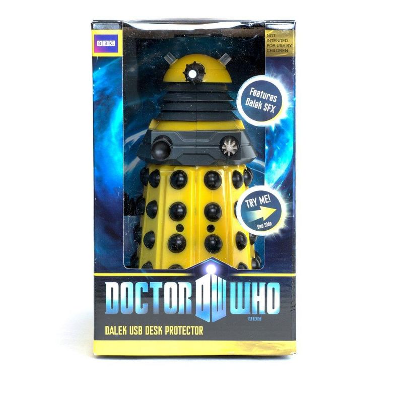 Doctor Who Yellow Dalek 8" USB Desk Protector Figure, 1 of 4