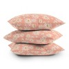Deny Designs ThirtyOne Illustrations Pink Daisy Square Throw Pillow - 3 of 4