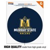 Murray State University Primary Logo Automotive Car Window Locker Circle Bumper Sticker - 3 of 4