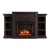 CLIHOME 70.2-in W TV Stand with Fan-forced Flat wall Electric Fireplace with Remote Control Included - 2 of 4