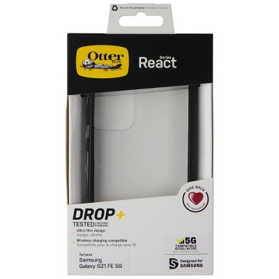 OtterBox React Series for Samsung Galaxy S21 FE 5G - Clear / Black