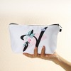 Unique Bargains Large Capacity Zipper Personalized Small Makeup Bag White - 4 of 4