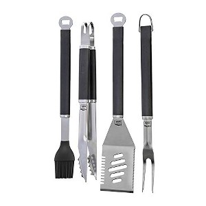 Yukon Glory Magnetic BBQ Grilling Tools Set, Extra Heavy Duty Stainless Steel with Powerful Embedded Magnets Allows Convenient Placement - 1 of 4