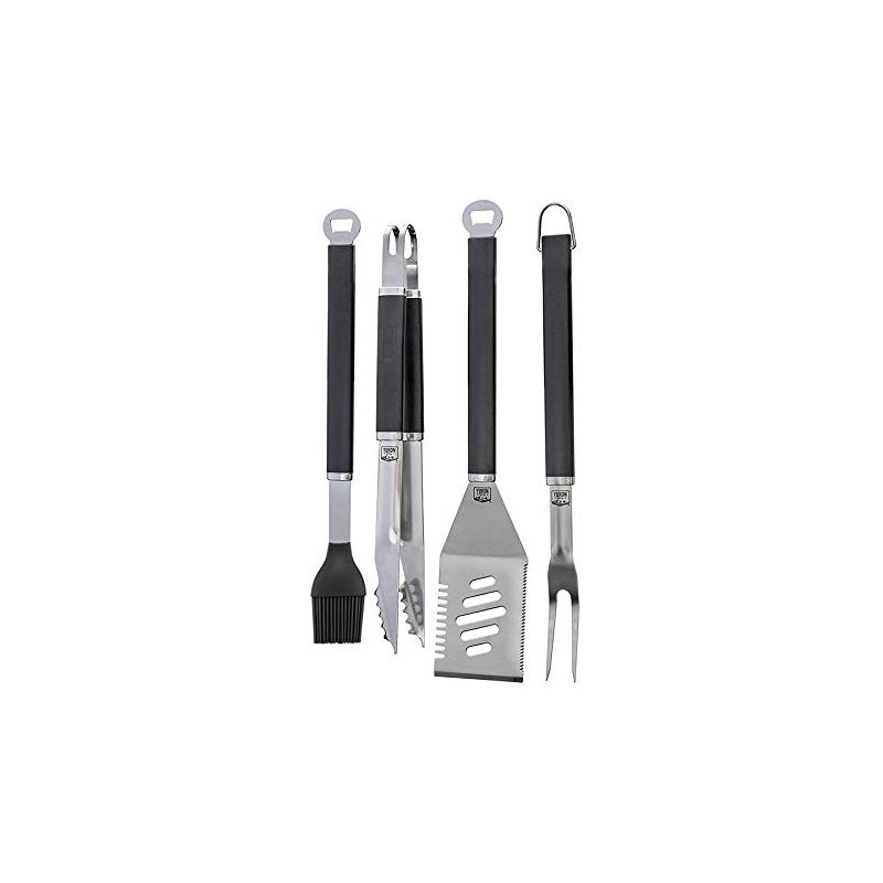 Yukon Glory Magnetic BBQ Grilling Tools Set, Extra Heavy Duty Stainless Steel with Powerful Embedded Magnets Allows Convenient Placement, 1 of 7