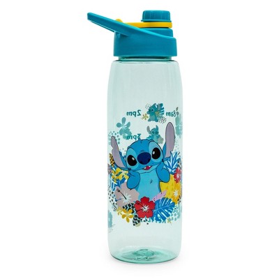 Silver Buffalo Disney Lilo & Stitch Tropical Water Bottle With