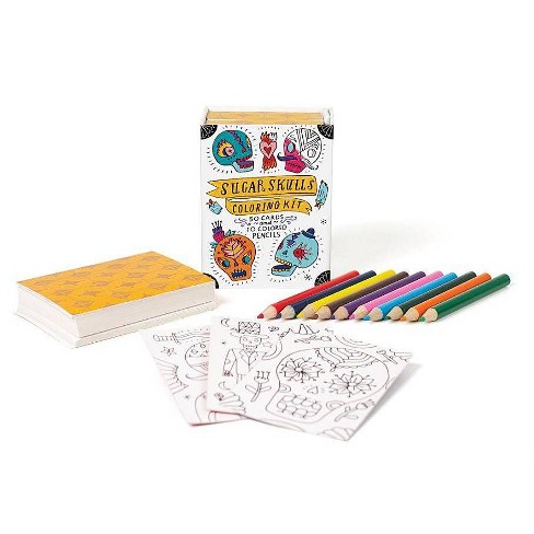 Sugar Skulls Coloring Kit - (rp Minis) By Running Press (paperback) : Target