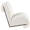 Meridian Furniture,Swoon Faux Sheepskin Accent Chair - 3 of 4