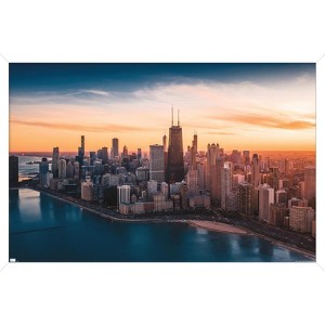 Trends International Cityscapes - Chicago, Illinois Framed Wall Poster Prints - 1 of 4