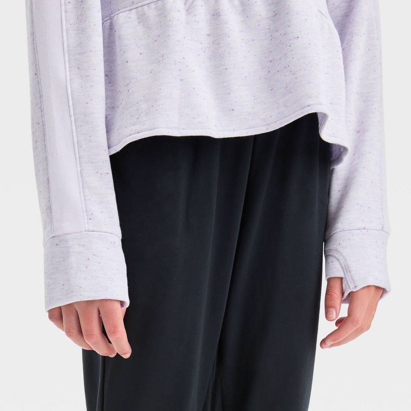 Girls' Cozy Soft Fleece Sweatshirt - All In Motion™, 3 of 4