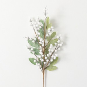 Artificial Lambs Ear And Berry Stem Multicolor 29.5"H - 1 of 2