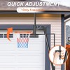 SKONYON Basketball Hoop Outdoor Adjustable Portable System with Shatterproof Backboard 44" 48" 54" Height 5.2 - 10ft for Driveway Yard - 4 of 4