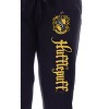 Harry Potter Womens' Hufflepuff House Crest Sleep Jogger Pajama Pants Black - image 2 of 3