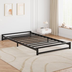 Garvee 6 Inch, Metal Platform Bed Frame with Steel Slat Support, Mattress Foundation, No Box Spring Needed, Easy Assembly - 1 of 4