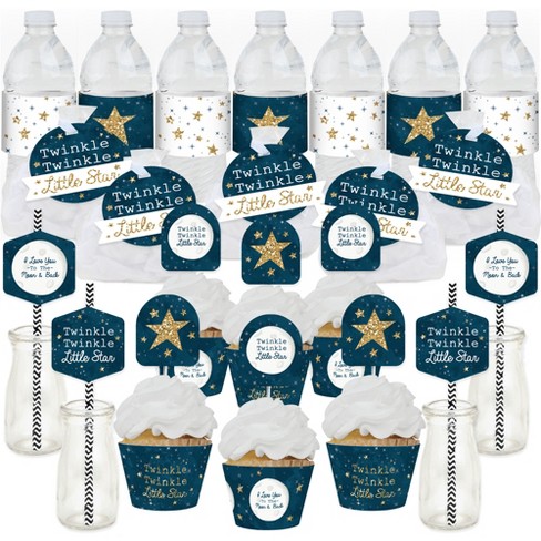 Twinkle Little Star Water Bottle Labels