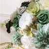 BRINJOY Artificial Greenery Flower Set - 24-Piece Silk Floral Collection with Dahlias, Roses, and Customizable Stems for DIY Weddings & Home Decor - 2 of 4