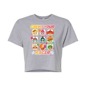 Women's - Disney - Chews Your Racer Cropped Graphic T-Shirt - 1 of 4