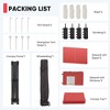 Ainfox 10ftx10ft Pop Up Canopy Tent with 4 Sidewalls One Push Tent Canopy with Wheeled Carry Bag, 8 Stakes and 4 Ropes - 3 of 4