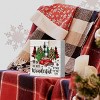 Rustic Winter Merry Christmas Tree Wood Box Sign, It's the Most Wonderful Time of the Year Truck Farmhouse - 3 of 4